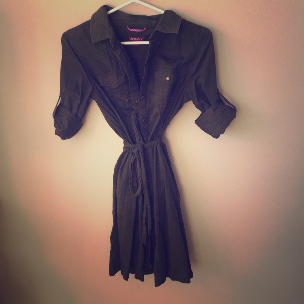 Olive green dress